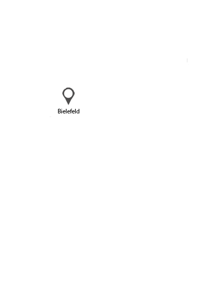 Standorte Bielefeld und Neubrandenburg - Deutschlandkarte